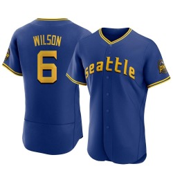 Dan Wilson Seattle Mariners Men's Authentic 2023 City Connect Jersey - Royal