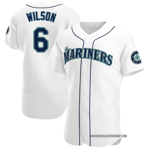Dan Wilson Seattle Mariners Men's Authentic Home Jersey - White