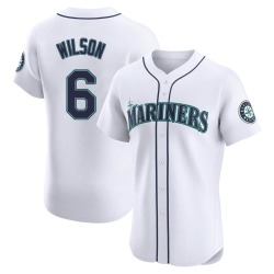 Dan Wilson Seattle Mariners Men's Elite Home Jersey - White