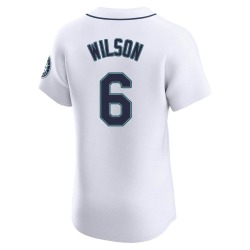 Dan Wilson Seattle Mariners Men's Elite Home Jersey - White