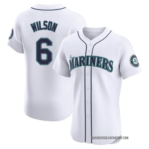Dan Wilson Seattle Mariners Men's Elite Home Jersey - White