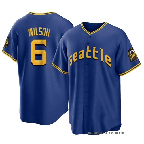 Dan Wilson Seattle Mariners Men's Replica 2023 City Connect Jersey - Royal