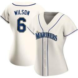 Dan Wilson Seattle Mariners Women's Authentic Alternate Jersey - Cream