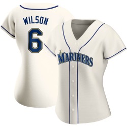 Dan Wilson Seattle Mariners Women's Replica Alternate Jersey - Cream
