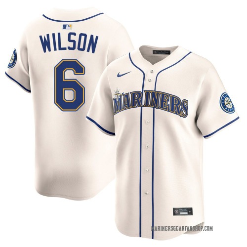 Dan Wilson Seattle Mariners Youth Limited Alternate Jersey - Cream