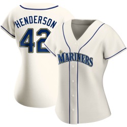 Dave Henderson Seattle Mariners Women's Replica Alternate Jersey - Cream