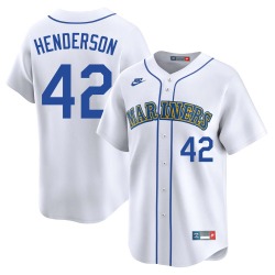 Dave Henderson Seattle Mariners Youth Limited Throwback Cooperstown Collection Jersey - White