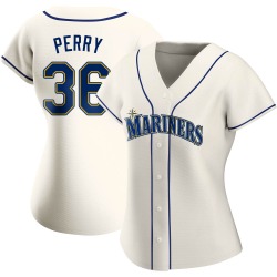 Gaylord Perry Seattle Mariners Women's Replica Alternate Jersey - Cream