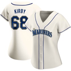 George Kirby Seattle Mariners Women's Replica Alternate Jersey - Cream