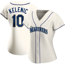 Jarred Kelenic Seattle Mariners Women's Replica Alternate Jersey - Cream