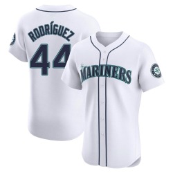 Julio Rodriguez Seattle Mariners Men's Elite Home Jersey - White