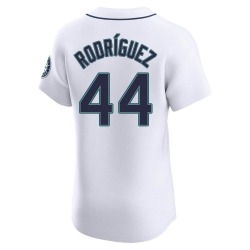 Julio Rodriguez Seattle Mariners Men's Elite Home Jersey - White