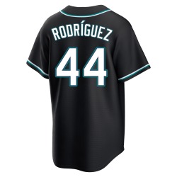Julio Rodriguez Seattle Mariners Men's Replica Fashion Out Jersey - Black