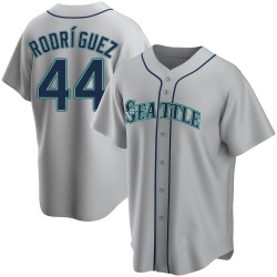 Julio Rodriguez Seattle Mariners Men's Replica Road Jersey - Gray