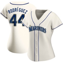 Julio Rodriguez Seattle Mariners Women's Replica Alternate Jersey - Cream