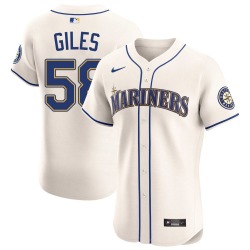 Ken Giles Seattle Mariners Men's Elite Alternate Jersey - Cream
