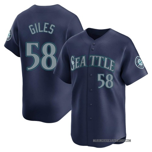 Ken Giles Seattle Mariners Men's Limited Road Jersey - Navy