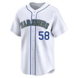 Ken Giles Seattle Mariners Men's Limited Throwback Cooperstown Collection Jersey - White