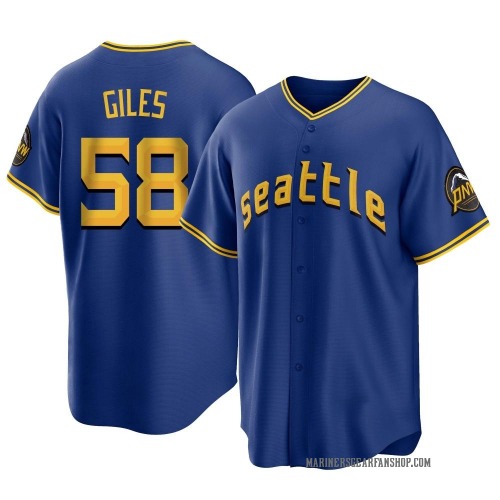 Ken Giles Seattle Mariners Men's Replica 2023 City Connect Jersey - Royal