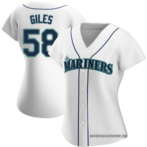 Ken Giles Seattle Mariners Women's Authentic Home Jersey - White