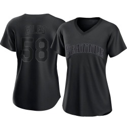 Ken Giles Seattle Mariners Women's Authentic Pitch Fashion Jersey - Black