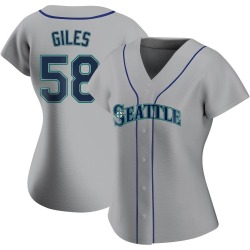 Ken Giles Seattle Mariners Women's Authentic Road Jersey - Gray