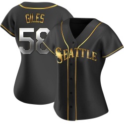 Ken Giles Seattle Mariners Women's Replica Alternate Jersey - Black Golden