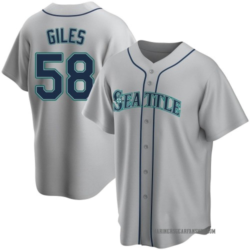 Ken Giles Seattle Mariners Youth Replica Road Jersey - Gray