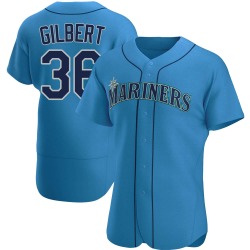 Logan Gilbert Seattle Mariners Men's Authentic Alternate Jersey - Royal