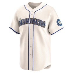 Logan Gilbert Seattle Mariners Men's Limited Alternate Jersey - Cream