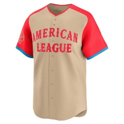 Logan Gilbert Seattle Mariners Men's Limited American League 2024 All-Star Game Jersey - Cream