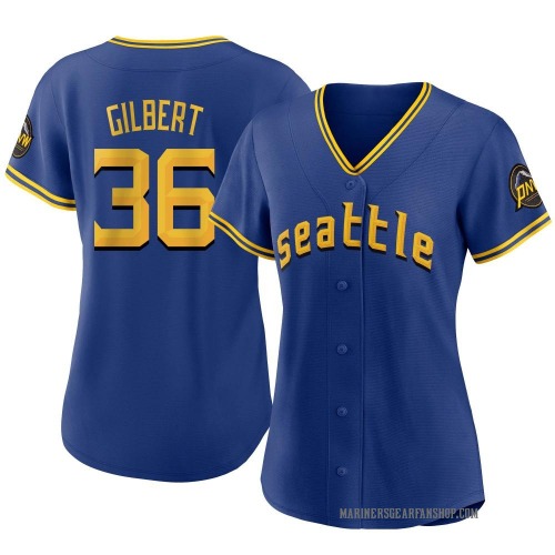 Logan Gilbert Seattle Mariners Women's Replica 2023 City Connect Jersey - Royal