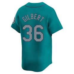 Logan Gilbert Seattle Mariners Youth Limited Alternate Jersey - Aqua