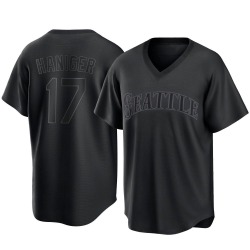 Mitch Haniger Seattle Mariners Men's Replica Pitch Fashion Jersey - Black