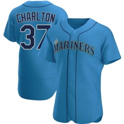 Norm Charlton Seattle Mariners Men's Authentic Alternate Jersey - Royal