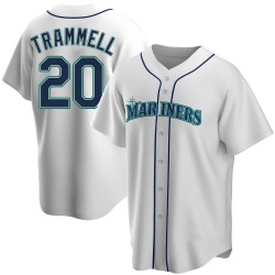 Taylor Trammell Seattle Mariners Men's Replica Home Jersey - White